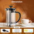 Classic French Press Coffee And Tea Maker, 600Ml